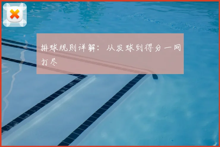 排球规则详解：从发球到得分一网打尽